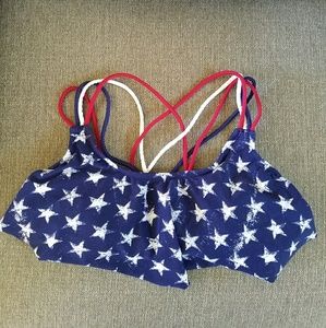 Xhilaration Fourth of July bikini top Sz. L